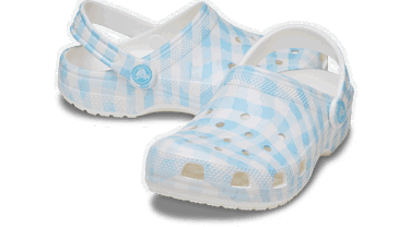 Tenisky a topánky Crocs Classic Gingham Clogs Modrá | 211006-16S, 1