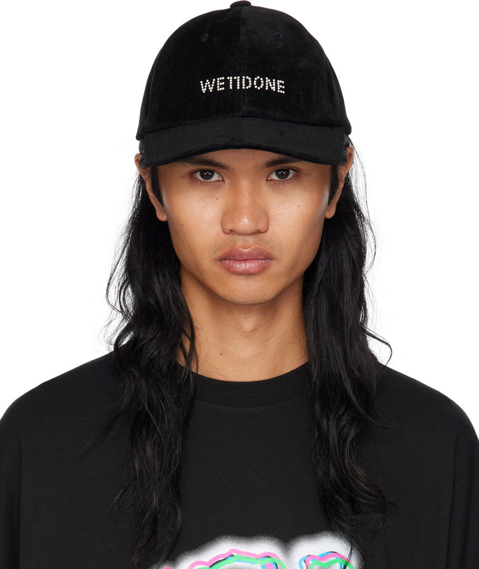 Šiltovka We11done Embroidered Logo Denim Cap Čierna | WD-AH2-24-401-U-BK, 0