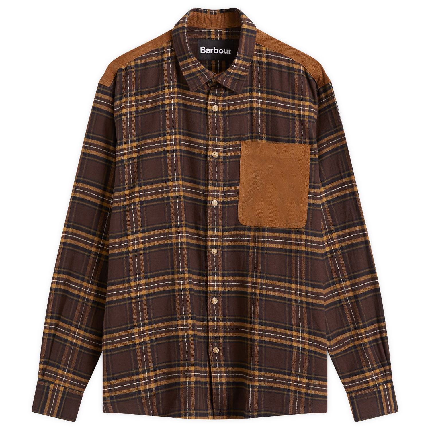 Košeľa Barbour Heritage Checked Shirt Large Hnedá | MSH5508BR71, 0