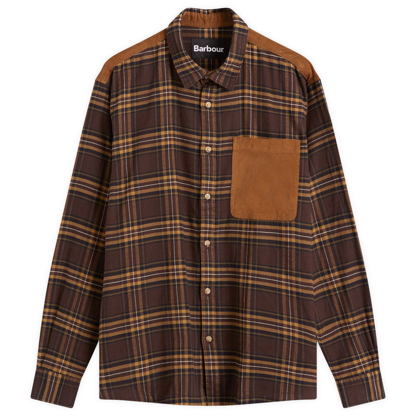 Košeľa Barbour Heritage Checked Shirt Large Hnedá | MSH5508BR71