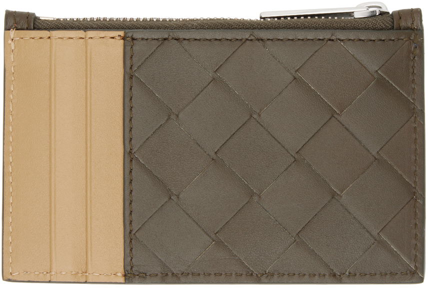 Peňaženka Bottega Veneta Zippered Card Holder Hnedá | 755985 VCPQ5 3372, 1