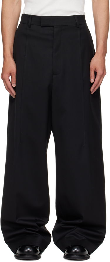 Nohavice VETEMENTS Vetements Cut Baggy Tailored Trousers Čierna | UH76TP350B, 0