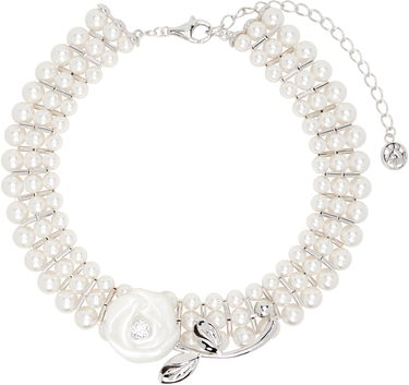 Náhrdelník SHUSHU/TONG SHUSHU/TONG YVMIN Edition Rose Layers Pearl Necklace Biela | 25603SLV00NN, 0