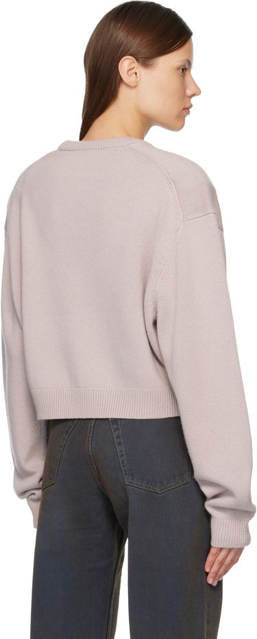Sveter Acne Studios Wool V-Neck Sweater Ružová | A60625-, 2
