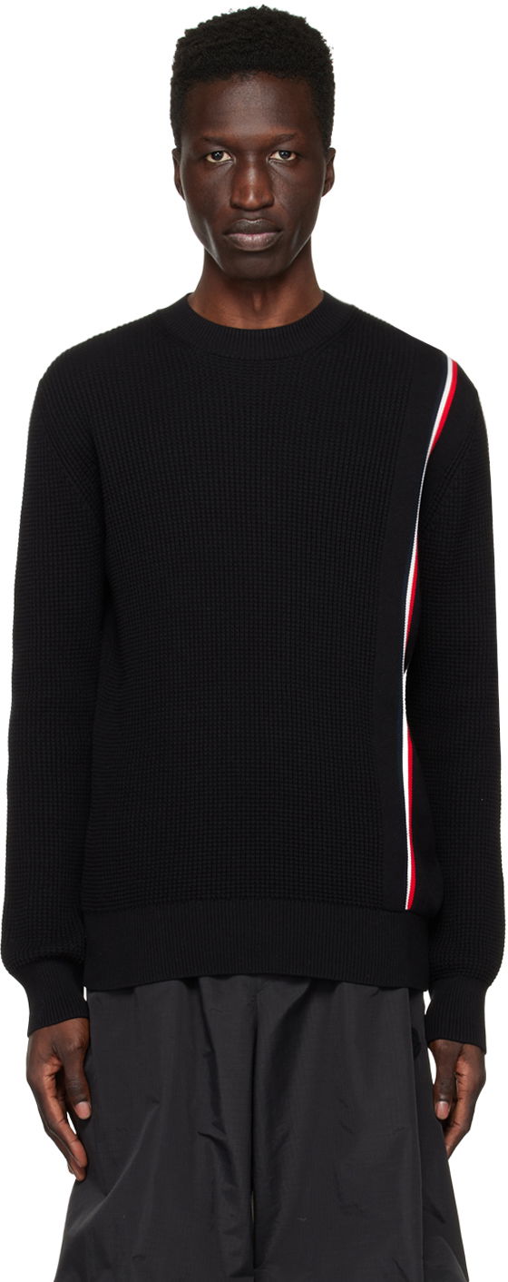 Sveter Moncler Stripe Sweater Čierna | I10919C00018M1367, 0