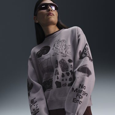 Mikina Nike ACG ACG Tuff Fleece Therma-FIT Repel Crewneck Sweatshirt Šedá | FV7329-226, 0