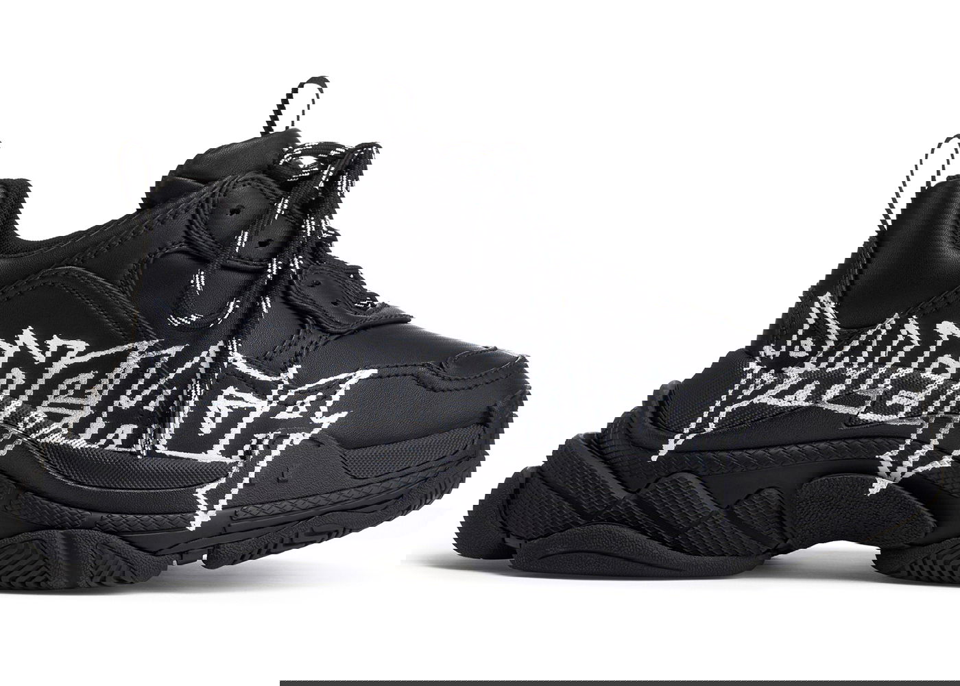 Tenisky a topánky Balenciaga Triple S DIY "Metal Artwork Black" Čierna | 536737W2FAY1090, 0