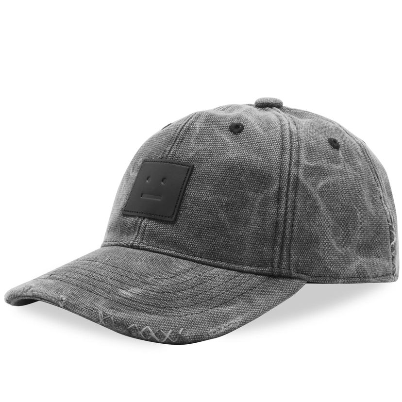 Šiltovka Acne Studios Cunov Canvas Face Cap Šedá | C40316-AFH