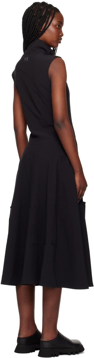 Šaty Y-3 Y-3 Half-Zip Midi Dress Čierna | JI7087, 2