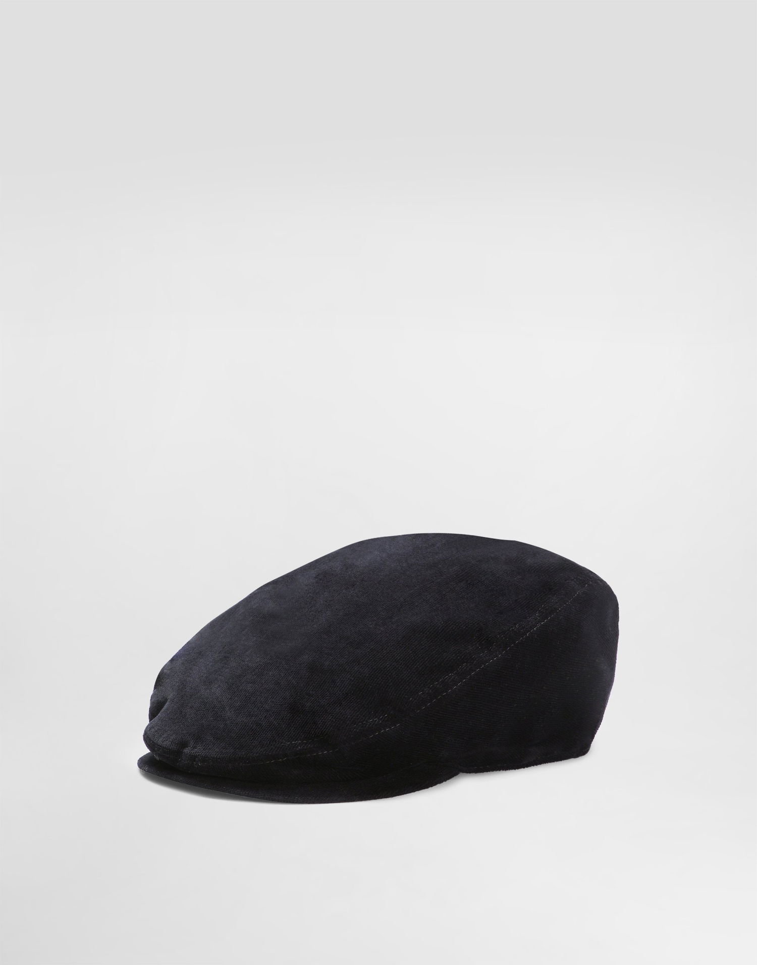 Šiltovka Dolce & Gabbana Dolce & Gabbana Velvet Flat Cap Navy | GH587AFUVJFN0000, 0