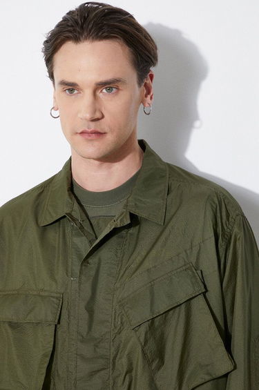 Bunda Engineered Garments Engineered Garments BDU Oversize Jacket Zelené | OR177.KD001, 4