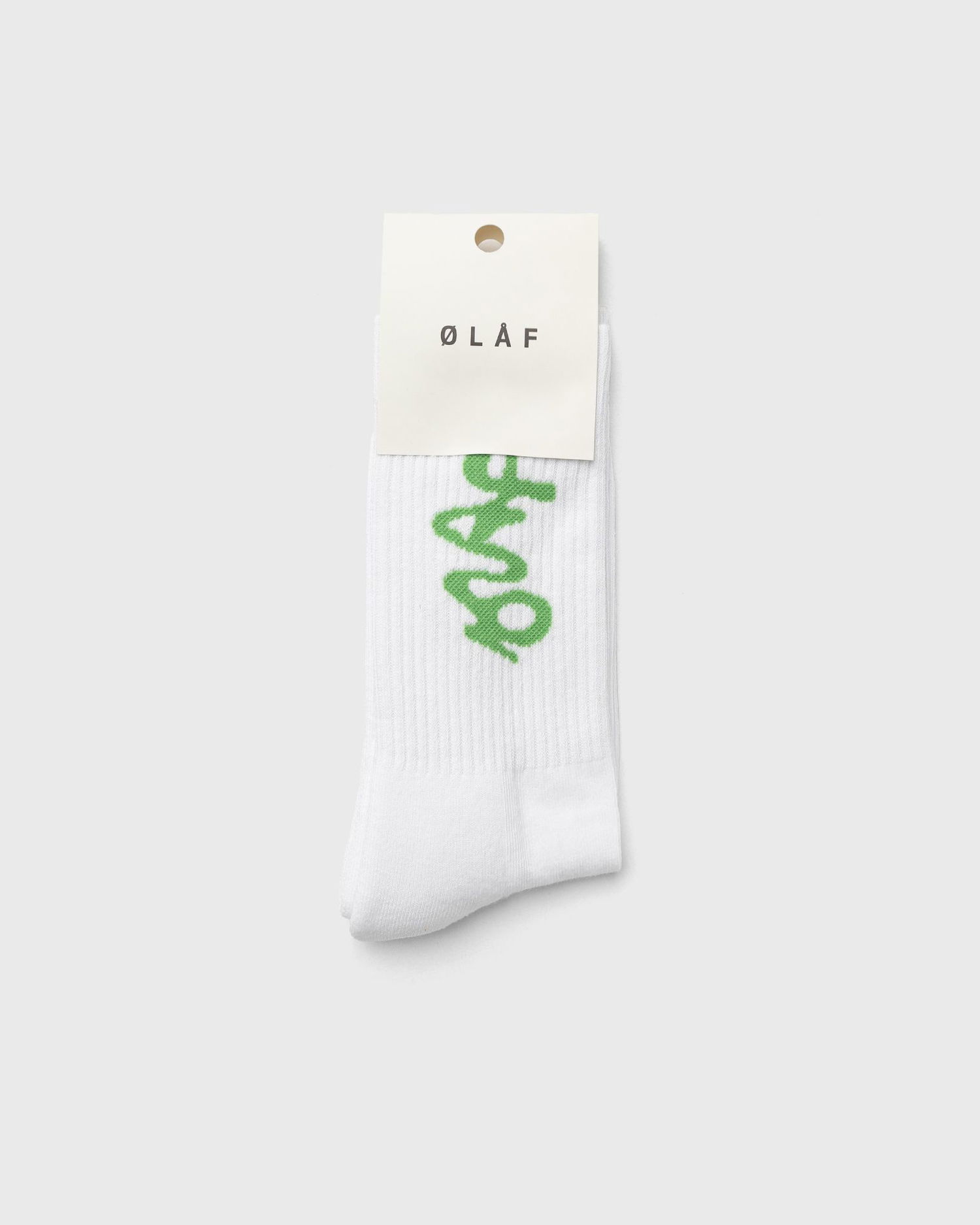 Ponožky ØLÅF Olaf Signature Logo Socks Biela | A200818-OPTICAL-WHITE, 0