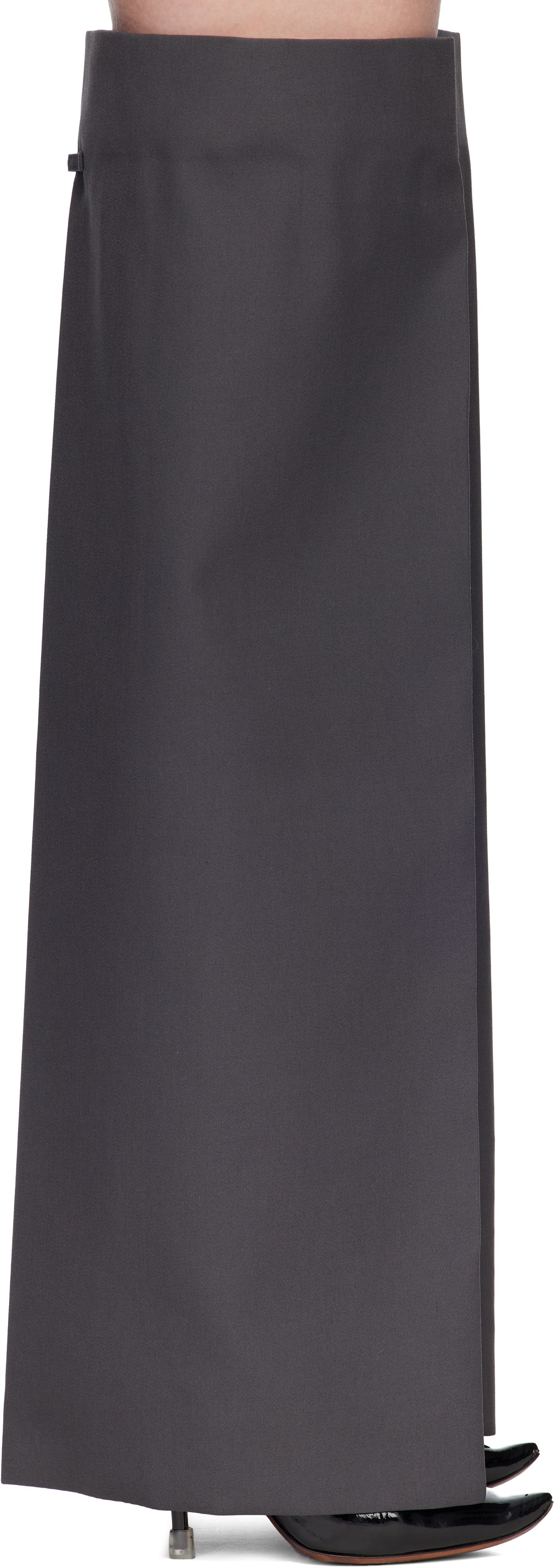 Nohavice Jean Paul Gaultier Jean Paul Gaultier Logo Patch Gaiters Šedá | 25/04-W-AC036-W040-04, 0