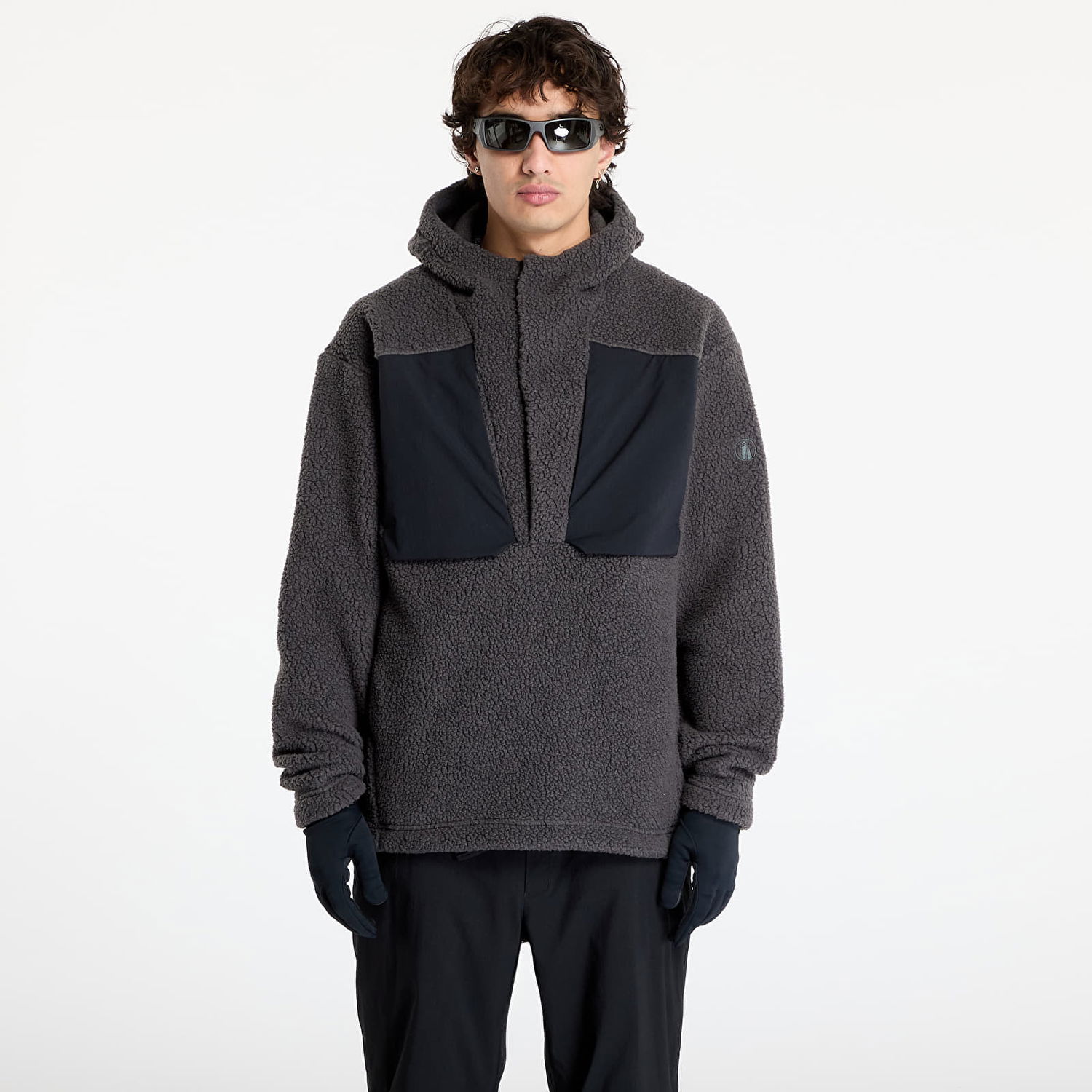 Mikina Tilak Hooded Fleece Pullover Šedá | 10007563, 0