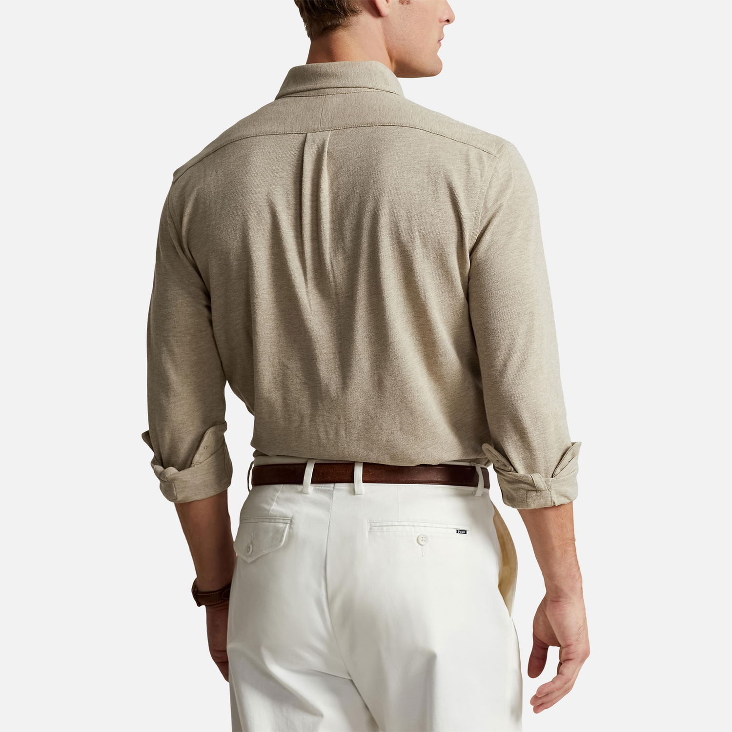 Košeľa Polo by Ralph Lauren Ralph Lauren Featherweight Pique Shirt Béžová | 710654408119, 1