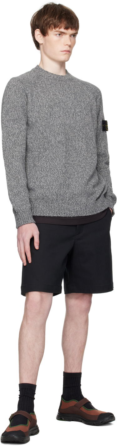 Sveter Stone Island Stone Island Crew Neck Sweater Šedá | K2S15 5100050 S00N1, 4