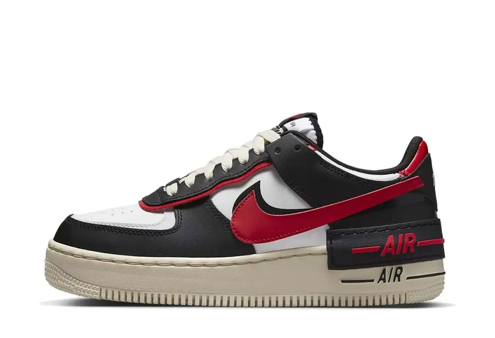 Air Force 1 Low Shadow "Summit White University Red Black" W