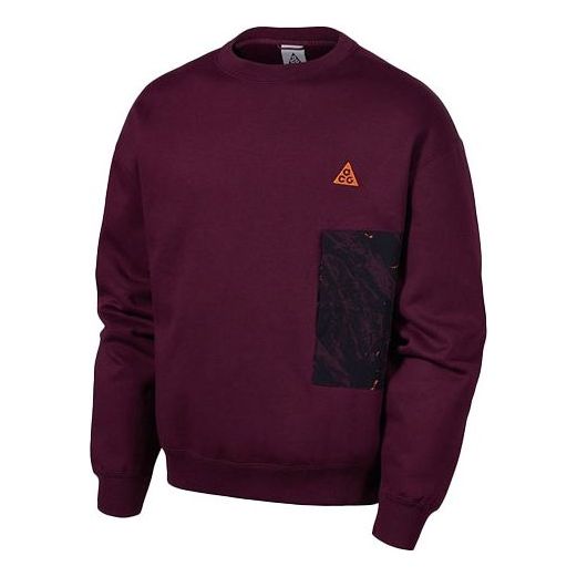 Sveter Nike ACG ACG Splicing Crew Sweatshirt Vínová | CZ5103-643, 0