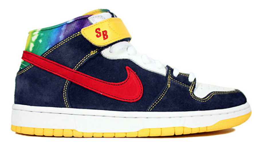 Tenisky a topánky Nike SB SB Dunk Mid Tie Dye Navy | 314383-461, 0