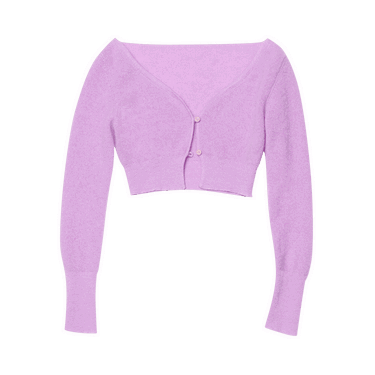 Sveter Jacquemus Le Cardigan Alzou Fialová | 213KN203 2360 650, 0