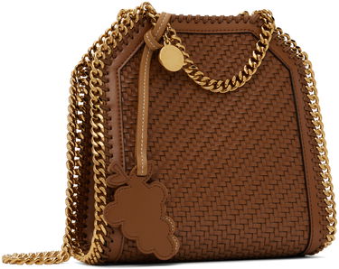 Kabelka Stella McCartney Woven Tiny Bag Hnedá | 391698WP0410, 1