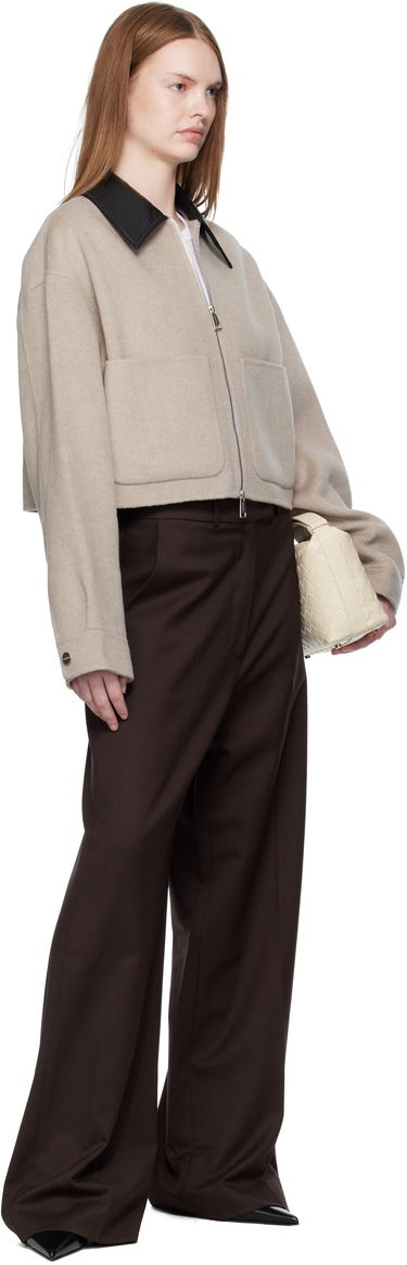 Bunda Nanushka Nanushka Phebe Cropped Jacket Béžová | NW25PFJK12392, 3