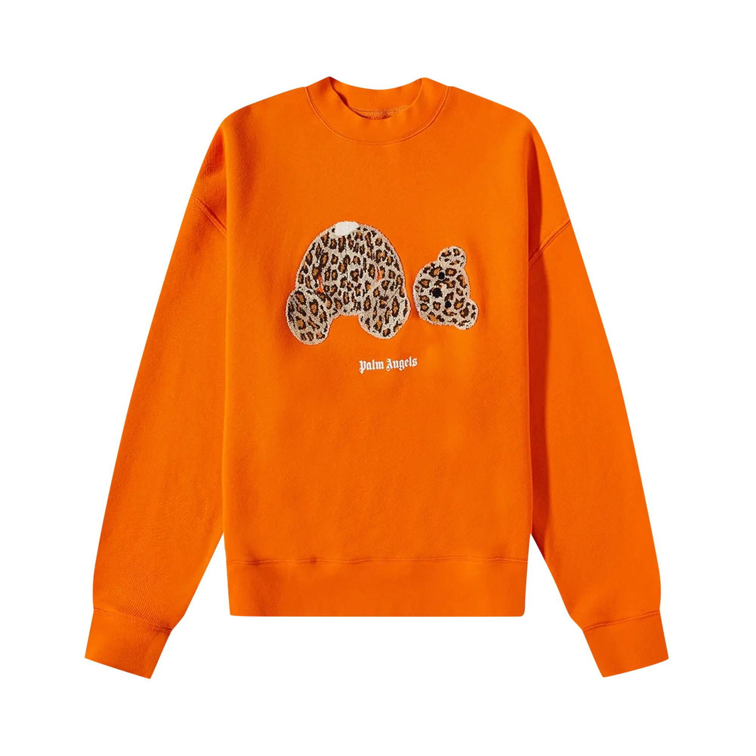 Mikina Palm Angels PA Leopard Bear Crewneck Červená | PMBA026S22FLE0072060, 1