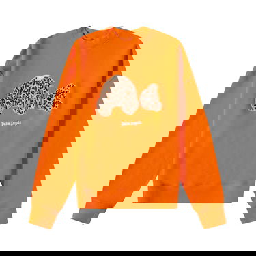 Mikina Palm Angels PA Leopard Bear Crewneck Červená | PMBA026S22FLE0072060, 1