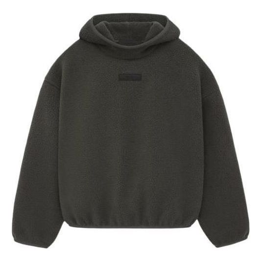 Mikina Fear of God Essentials SS24 Fleece Pullover Hoodie Zelené | 202SP244260F