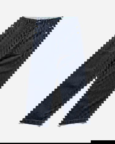 Cargo nohavice C.P. Company Loose Denim Pants Modrá | 18CMPA157A-110295W D08, 0