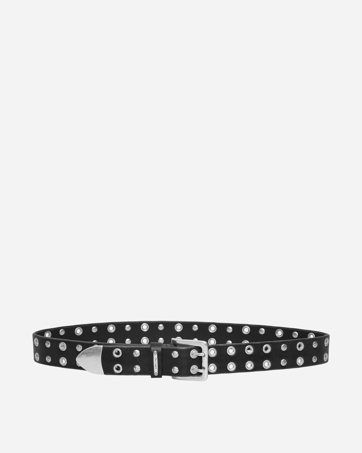 Opasok OUR LEGACY Our Legacy Studded Double Tongue Belt Čierna | A2258DFL 001, 0