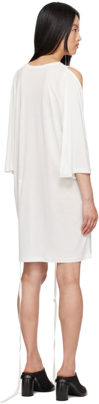Šaty Ann Demeulemeester Cut-Out Detail Mini Dress Biela | 2301-W-JTS03-FA297-002, 2