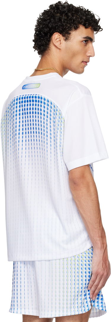 Tričko Casablanca Casablanca Tennis Tech Short Sleeve T-shirt Rôznofarebný | M-SP26-JTP-449-01, 2