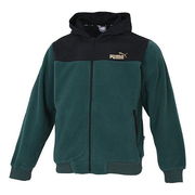 Winterized Colorblock Fleece Hooded Jacket