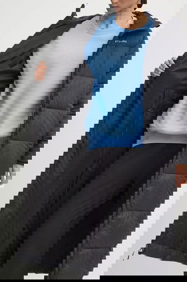 Prešívaná bunda Columbia Puffect Long Padded Hooded Jacket Čierna | 2088451, 5