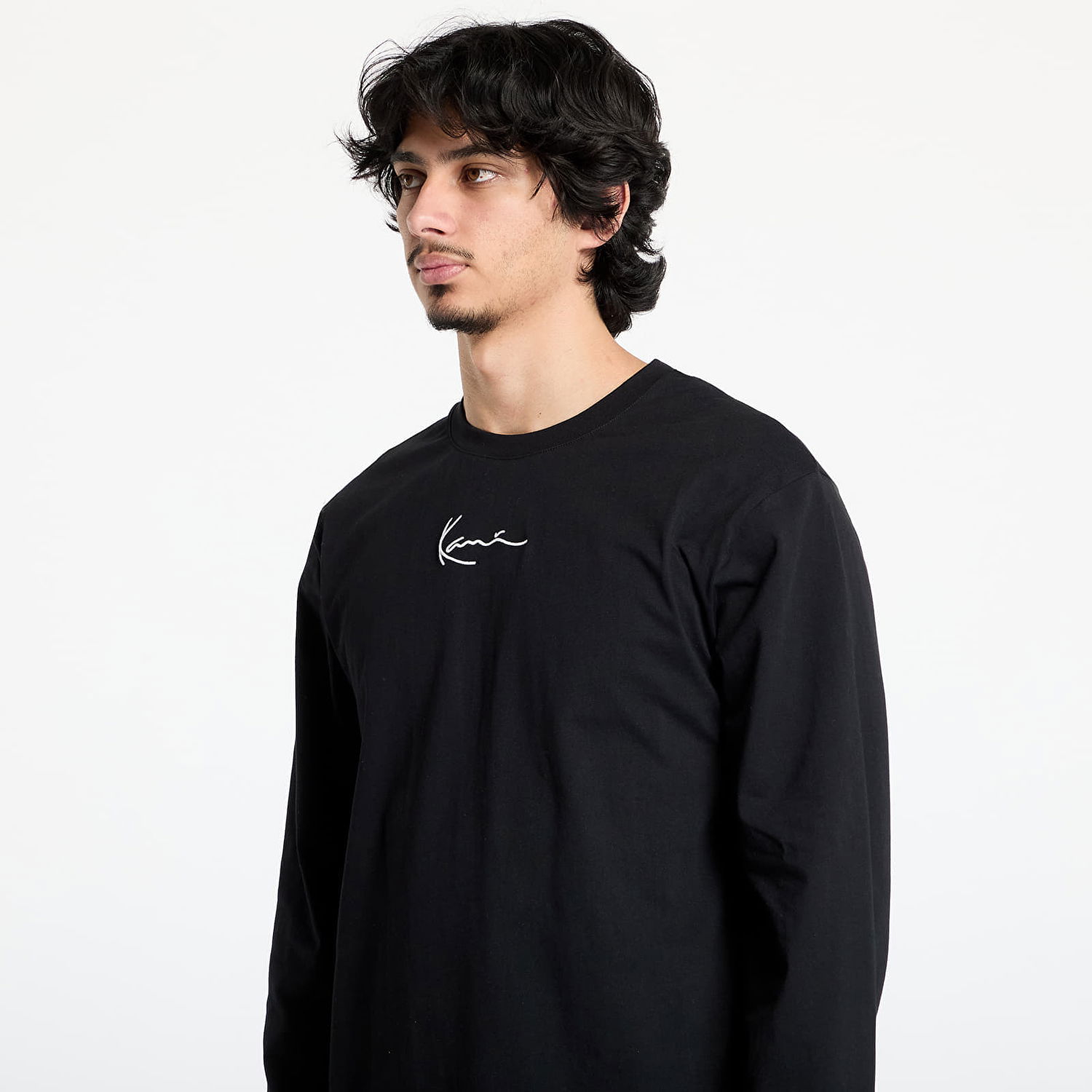 Tričko Karl Kani Karl Kani Small Signature Long Sleeve T-Shirt Čierna | 6024463, 1
