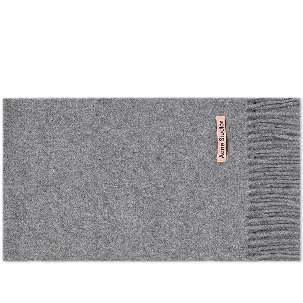 Šál Acne Studios Canada Skinny New Scarf Grey Melange Šedá | CA0218-990, 0