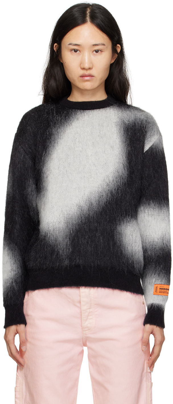 Sveter HERON PRESTON Aop Sweater Čierna | HWHE016F23KNI0011001, 0