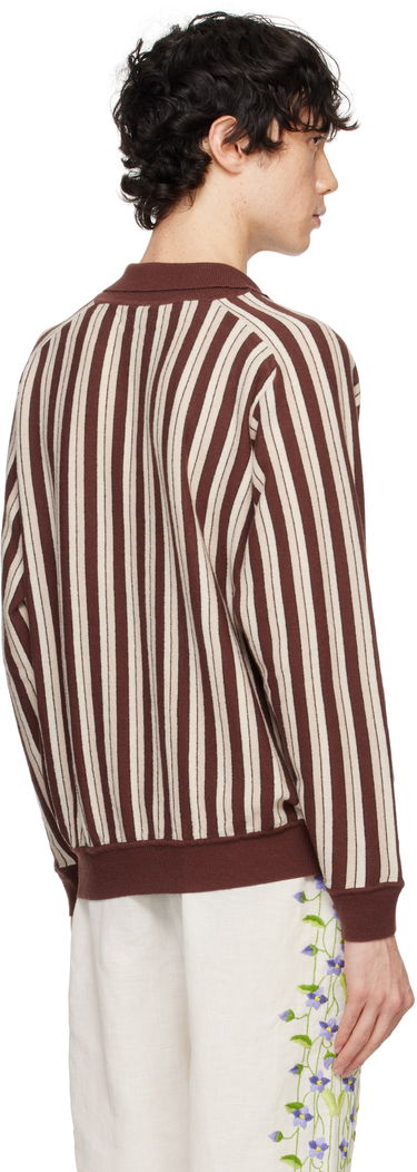 Sveter Bode Bode Hogan Stripe Polo Hnedá | MRF24KT006, 2