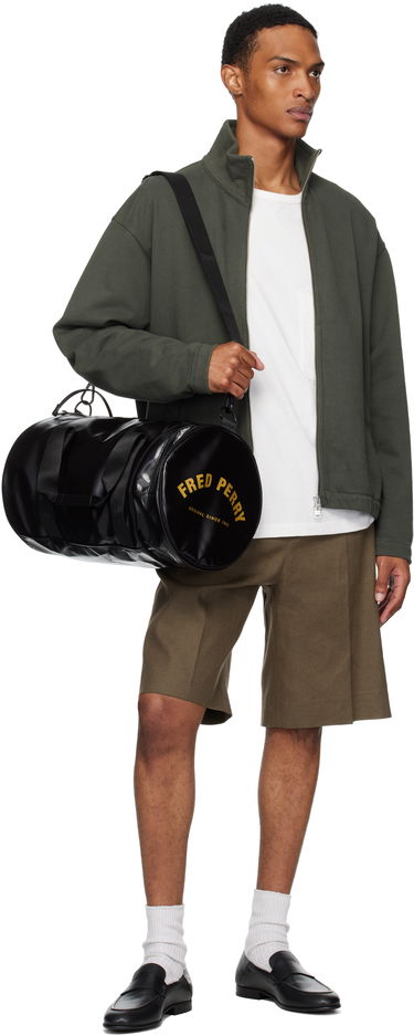 Cestovná taška Fred Perry Fred Perry Tonal Barrel Duffle Bag Čierna | L7260, 3