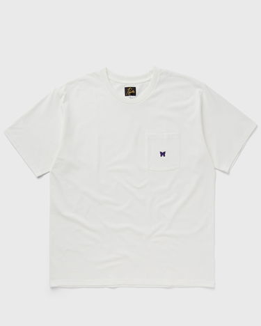 Tričko Needles S/S Crew Neck Biela | PU308-A-WHITE, 0