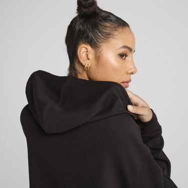 Mikina Puma HER Comfort Cropped Zip-Up Hoodie Čierna | 685056_01, 4