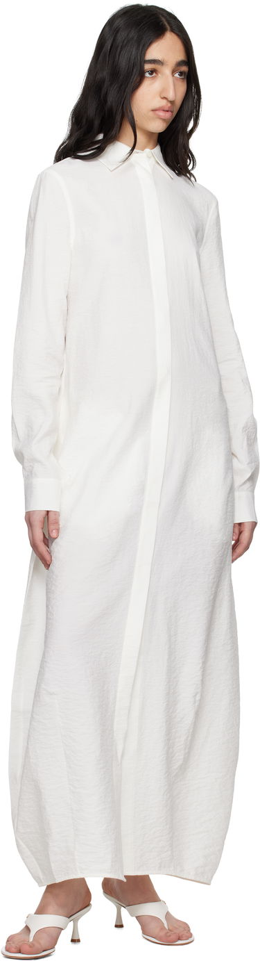 Šaty TOTEME TOTEME Parachute Shirt Maxi Dress Biela | 251-WRD4489-FB0368, 3
