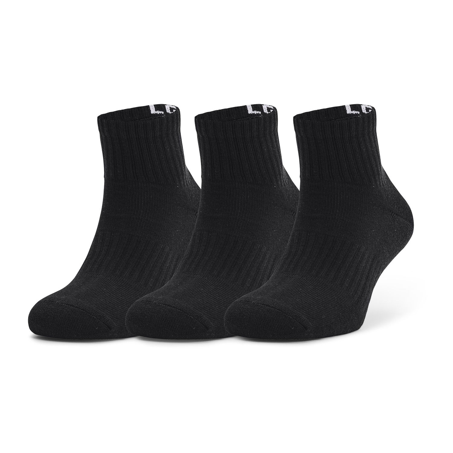 Spodná bielizeň a ponožky Under Armour Core QTR 3-Pack Čierna | 1358344-001, 0