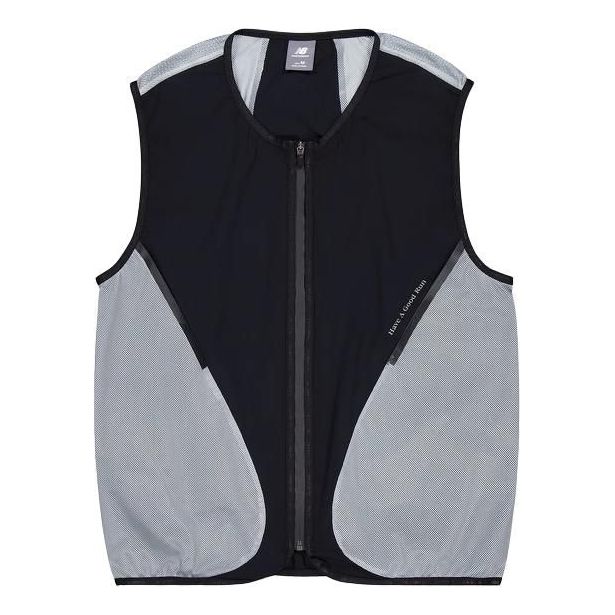 Vesta New Balance Running Vest With Mesh Čierna | NJE25081-BK
