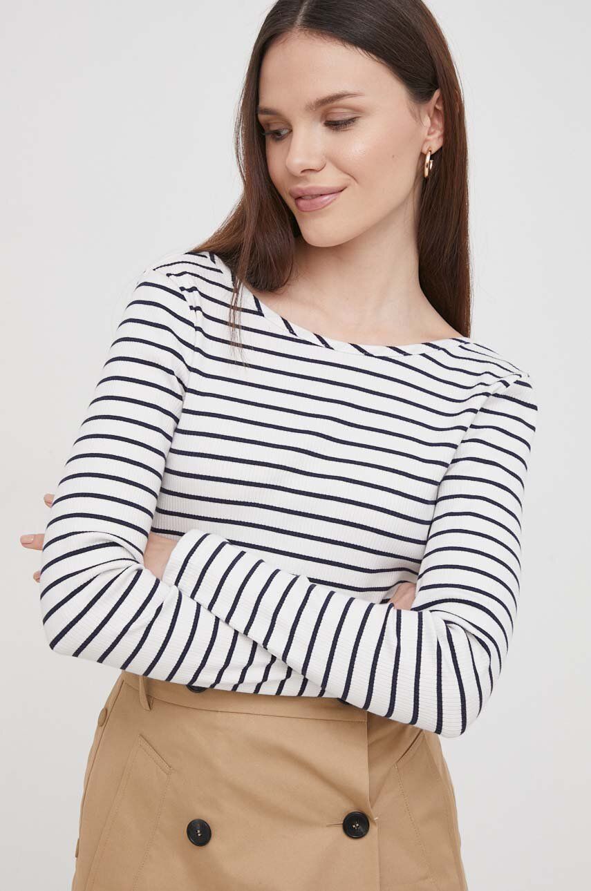 Tričko Barbour Barbour Long Sleeve T-Shirt Biela | LML0856, 0