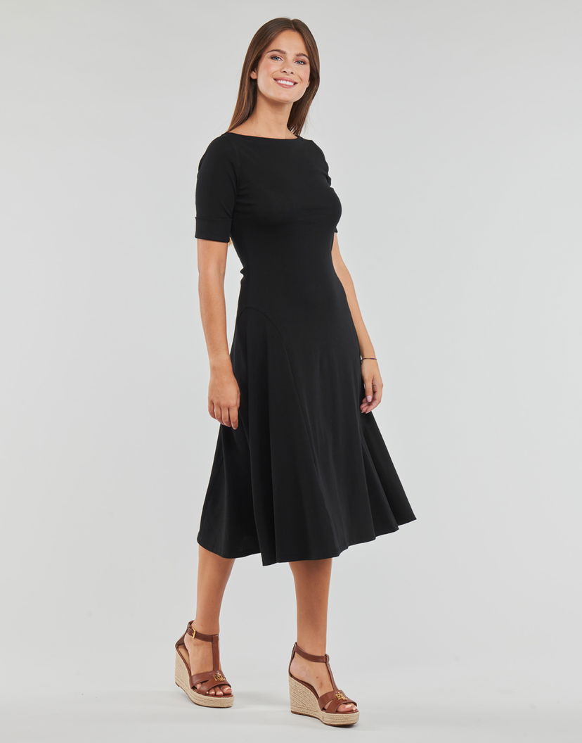 Šaty Polo by Ralph Lauren Stretch Mid Dress Čierna | 250863913001