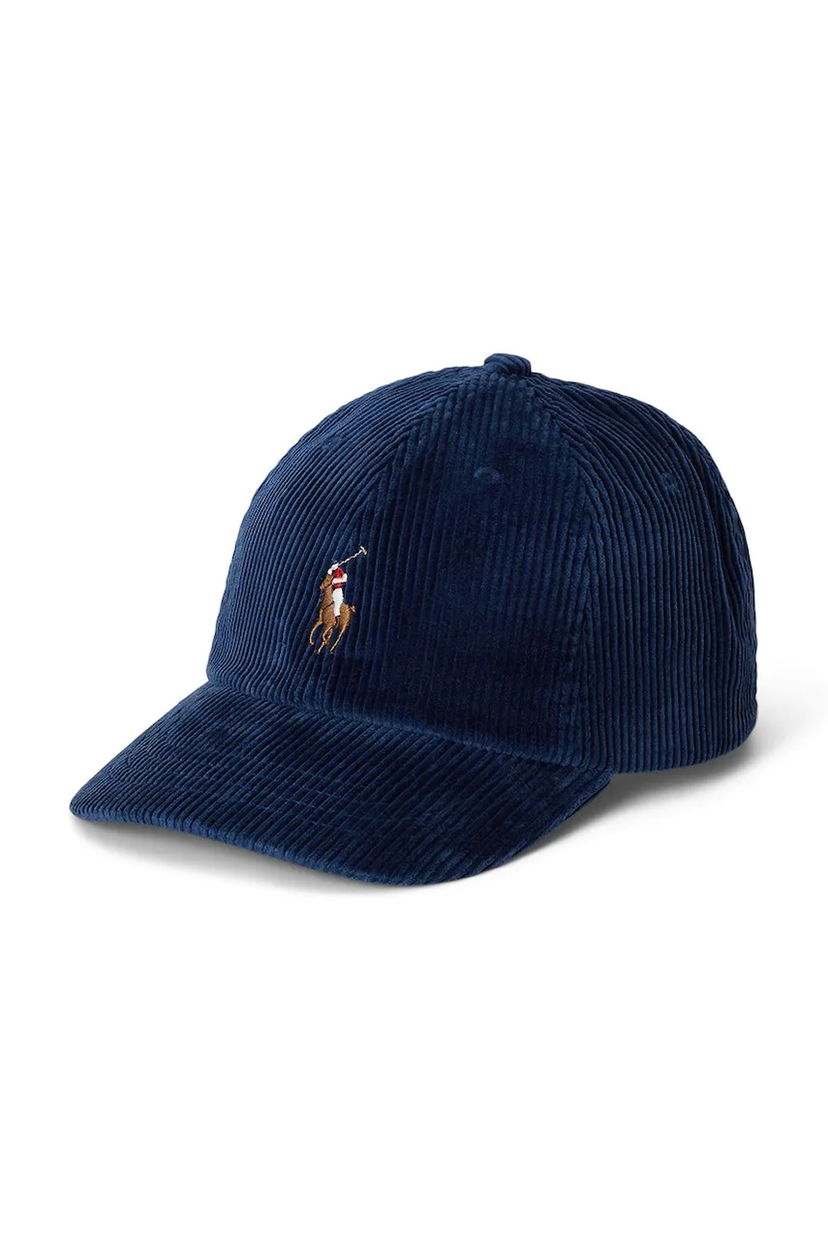 Šiltovka Polo by Ralph Lauren Corduroy Baseball Cap Polo Ralph Lauren Navy | 710880778