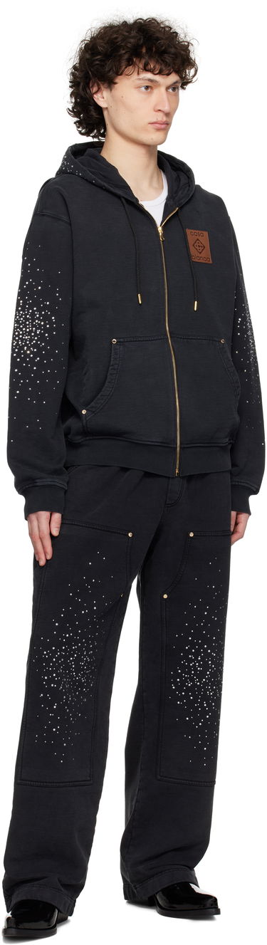 Tepláky Casablanca Casablanca 'La Prémonition' Crystal Embellished Lounge Pants Čierna | U-MS25-JTR-245-01, 3