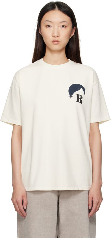 Tričko Rhude Rhude Moonlight Graphic T-Shirt Biela | RHPF25TT02012, 0